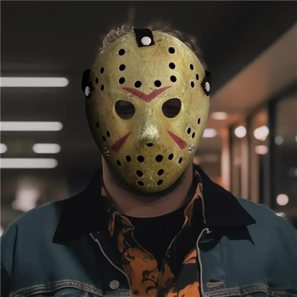 Jason Mask Cosplay Halloween Costume Prop Horror Hockey Party Murder Bondage NEW